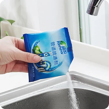 Galingas kriaukle drenažo siurbliai Lazdos nuotekų nukenksminimo dezodorantas virtuvė, tualetas vonia kanalizacijos valymo milteliai 50g/pac