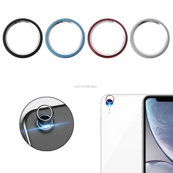 Galinis Objektyvo Apsauginis Žiedas Bamperio Dangtelis Fotoaparato Len Screen Protector Atveju Metalo Apple iPhone XR