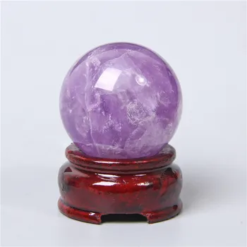 Gamtos Originalus violetinė Amethysts kvarco Srityje Originali apvalios Amethys akmens kristalų Meditacija Gydymo Srityje Šiuolaikinio Namų Dekoro