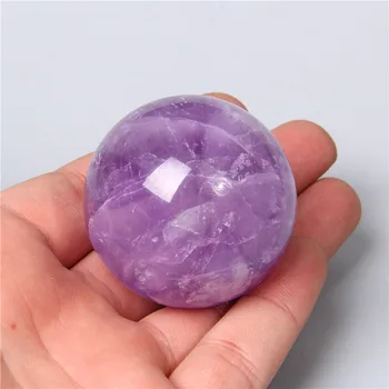 Gamtos Originalus violetinė Amethysts kvarco Srityje Originali apvalios Amethys akmens kristalų Meditacija Gydymo Srityje Šiuolaikinio Namų Dekoro