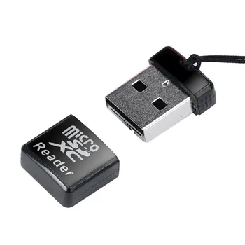 Gamyklos kainų Karšto Parduodant Aukštos Kokybės MINI Super Speed USB 2.0 Micro SD/SDXC TF Kortelių Skaitytuvo Adapteris J03T Lašas Laivybos