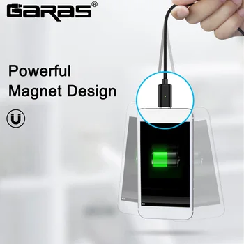 GARAS Magnetinio Micro USB Laidas, Greito Įkrovimo Mobiliojo Telefono Magnetas Micro USB Įkrovimo Kabelis Xiaomi/Samsung/Huawei Micro USB