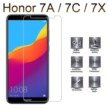 Garbės 7X Grūdintas Stiklas Huawei Honor 7A 7C Pro 7 7i Screen Protector dėl hauwei honor7 honor7x honor7i garbę 7APro 7CPro Filmas
