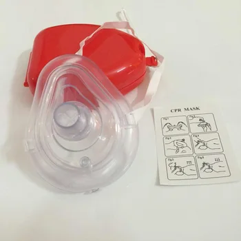 Gelbėjimo CPR Kaukė Pirmosios Pagalbos Kaukės Resuscitator vienpusis Vožtuvas CPR Veido Shield Išlikimo Kaukė Lauko Išgyvenimo Įrankius