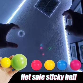Globbles Ventiliacijos kamuolys Anti-Stress Ball Lipni Skvošo Kamuoliukas Siurbimo Išskleidimo Žaislas Lipni Tikslinės Kamuolys Reagavimo pajėgumų Vaikų Žaislas