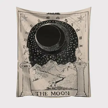 Gobelenas Sienos Kabo Poliesteris Taro Kortų Modelis Gobelenas Namų Dekoro Astrologija Būrimą Lovatiesė Paplūdimio Gobelenas
