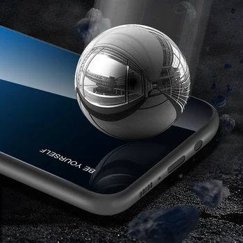 Gradientas Grūdintas Stiklas Case For Samsung Galaxy A51 A71 Atveju Dėl SM A515F A715F 51 F41 Galinį Telefono Dangtelį Samsung S20 FE Atveju