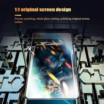 Grūdintas Stiklas 9D Screen Protector už Garbę 9X Premium 8X Max 7X X10 5G Apsauginis Stiklas ant Huawei Honor 10 Lite 9 Šviesiai 8 Pro