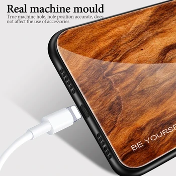 Grūdintas Stiklas Case For iPhone 12 Pro Max se 2020 X XS Max XR Apsauginis Dangtelis, Skirtas 