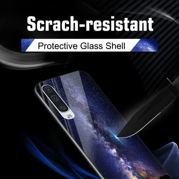 Grūdintas Stiklas Case For Samsung Galaxy A51 Atvejais Prabanga Bumper 
