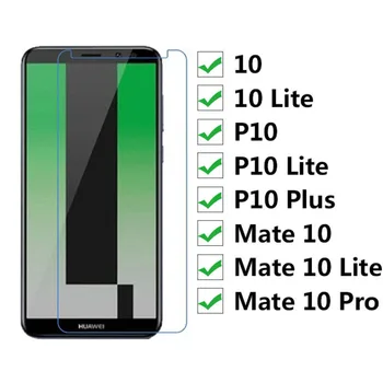 Grūdintas Stiklas Huawei Honor 10 lite Mate 10 Lite Pro garbės 8X 6x 7x Apsaugos Glas Ekrano Raštas Dėl Garbės 10 9 8 Mate10