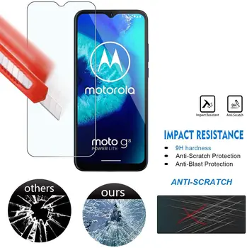 Grūdintas Stiklas Motorola Moto G8 Galia Lite Stiklas Screen Protector 2.5 D 9H Ant Moto G8 Plius Žaisti Apsauginės Plėvelės