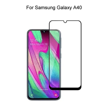 Grūdintas Stiklas Samsung Galaxy A40 Pilnas draudimas 0.26 mm Ekrano Apsaugos Grūdintas Stiklas Samsung Galaxy A40 Stiklo