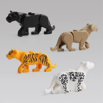 Gyvūnų Blokai Modelis Krokodilas Lokio, Banginio, Leopardas Žirafa Švietimo Žaidimai Pav Plytų Suderinama Markių Plastikiniai Žaislai