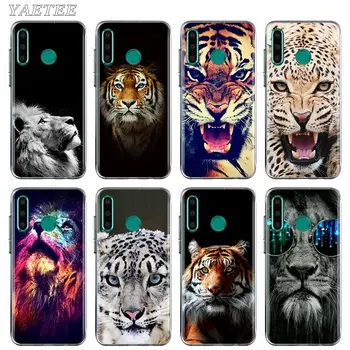 Gyvūnų Liūtas, tigras Telefoną Atveju Huawei Honor 10 10i 20 Lite 20S 30 Pro+ 9A 9S 9C 9X 8A Premjero 8X TPU Minkštas Viršelis