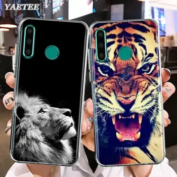 Gyvūnų Liūtas, tigras Telefoną Atveju Huawei Honor 10 10i 20 Lite 20S 30 Pro+ 9A 9S 9C 9X 8A Premjero 8X TPU Minkštas Viršelis