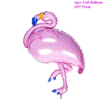 Havajų Tema Šaliai Folijai, Balionai Flamingo Ananasas, Arbūzas Vaisius Balionai Vasaros Šalis Gimtadienio Apdailos Šalies Prekių