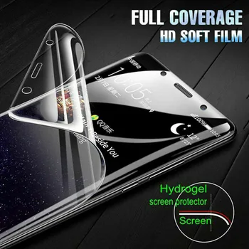 HD Išmanųjį telefoną Hidrogelio Apsauginės Plėvelės Samsung J8 J7 J6 J4 Plius j3 skyrius Screen Protector For Galaxy Note 7 5 4 3 2 Ne Stiklo
