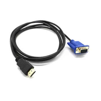 HDMI-suderinamas su VGA HD Converter Kabelis, Garso Kabelis D-SUB Male Vaizdo Adapteris HDTV PC Kompiuterio Monitorius, PC, Nešiojamas TELEVIZORIUS