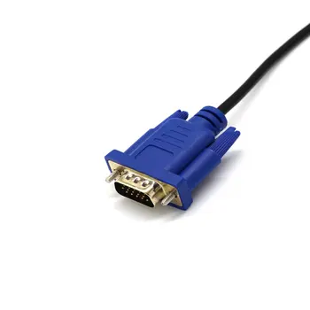 HDMI-suderinamas su VGA HD Converter Kabelis, Garso Kabelis D-SUB Male Vaizdo Adapteris HDTV PC Kompiuterio Monitorius, PC, Nešiojamas TELEVIZORIUS
