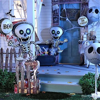Helovinas dieną šalis Šokiai skeletas folija balionai helovinas šalis dekoro baby shower vaikams, žaislai, Bat Globos balionai