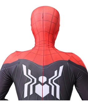 Helovinas Voras raudona žmogus kaukė spiderboy Triko kostiumas 3D Voras juoda man Tinka Spiderboy Kostiumai Suaugusiems, Vaikams, puošniai apsirengti