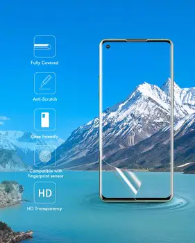 Hidrogelio Filmas OnePlus Nord N10 N100 5G Full Screen Protector For OnePlus 8 8T Plius Nano Apsauginės Plėvelės ne grūdintas stiklas