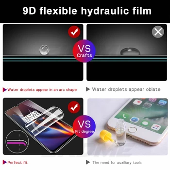 Hidrogelio Filmas Xiaomi Redmi 8 7 8 Pastaba 7 Pro 7 Pastaba Priekiniai Ekrano Apsaugos Xiaomi Mi9 Mi8 Lite Mi6X Mix3-Ultra plonas Filmas