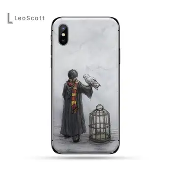 Hogwart Harries Poteris Komiksų Telefono dėklas skirtas iPhone 11 12 Pro XS MAX 8 7 6S Plus X XR Samsung Note 9 10 S9 S10 S20 A51 Plus Ultra