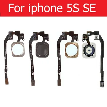 Home Mygtuką Flex Kabelis Asamblėjos iPhone 5S SE 6 6s 7 8 Plius Namų Mygtuką, Ekrane Contral Flex Kabelis, Pakeitimas, Remontas, Dalys