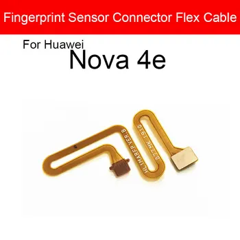 Home Mygtuką Flex Kabelis Huawei 30 Lite Nova 4E Meniu Klavišą, pirštų Atspaudų Atpažinimo Jutiklis Flex Juostelės Kabelis Pakeitimo