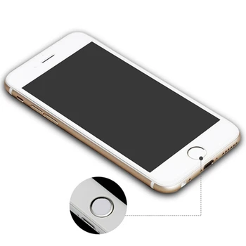 Home Mygtuką Lipdukas Raštas Klaviatūra Keycap IPhone 5s 5 SE 4 6 6s 7 Plius Parama pirštų Atspaudų Atrakinti Jutiklinį Mygtuką ID