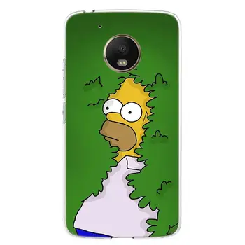 Homer J. Simpson Telefoną Atveju Motorola Moto G7 G8 G6 G5S G5 E5 E6 E4 Plius Galios G4 Vieną Veiksmų X4 ES Dovanų Coque Dangtis