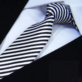 HOOYI 2019 Slim Ryšius Liesas Kaklaraištis Vyrų necktie Poliesteris pledas mados kaklaraiščiai juoda balta patikrinti bowties drugelis