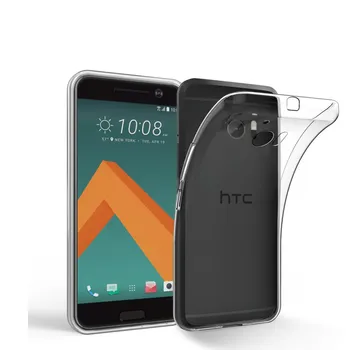 HTC 10 Gyvenimo būdo Anti-shock Ultra Plonas Minkštos TPU Silicio Gelis Skaidrus Atveju Galinį Dangtelį Minkštas Skaidraus krištolo HTC 10