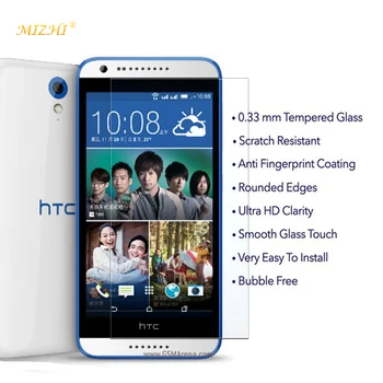 HTC Desire 620 G 620G / 820 Mini 5.0 coliai screen protector, grūdinto stiklo dangtis htc 620G dual sim atveju