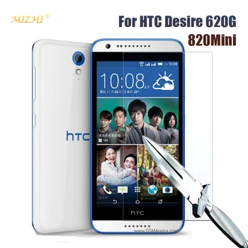 HTC Desire 620 G 620G / 820 Mini 5.0 coliai screen protector, grūdinto stiklo dangtis htc 620G dual sim atveju