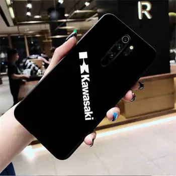 HUAGETOP Japonų gamintojas Kawasaki moto Silikono Black Telefoną Atveju Redmi Pastaba 9 8 8T 8A 7 6 6A Eiti Pro Max Redmi 9 K20