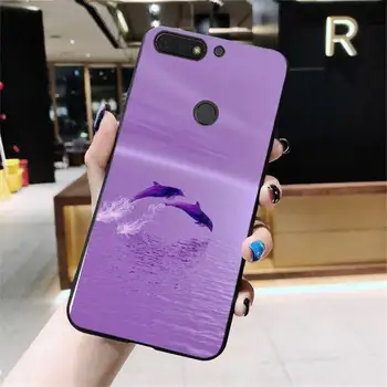 Infinity Purple Telefoną Atveju Huawei Honor 5A 7A 7C 8A 8C 8X 9X 9XPro 9Lite 10 10i 10lite žaisti 20 20lite