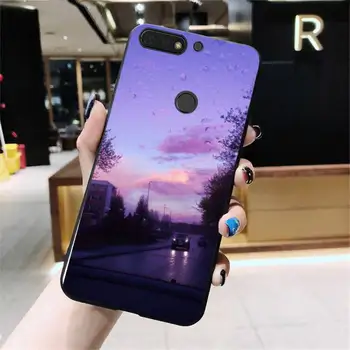 Infinity Purple Telefoną Atveju Huawei Honor 5A 7A 7C 8A 8C 8X 9X 9XPro 9Lite 10 10i 10lite žaisti 20 20lite