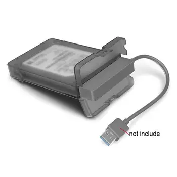 Išorinio Kietojo Disko Dėklas Case SATA Krepšys, apsaugos 2.5 colių HDD SSD Kietąjį Diską Sandėliavimo/Apsaugos 9.5 mm/0.37 colių Nešiojamas kompiuteris