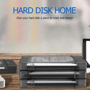 Išorinio Kietojo Disko Dėklas Case SATA Krepšys, apsaugos 2.5 colių HDD SSD Kietąjį Diską Sandėliavimo/Apsaugos 9.5 mm/0.37 colių Nešiojamas kompiuteris