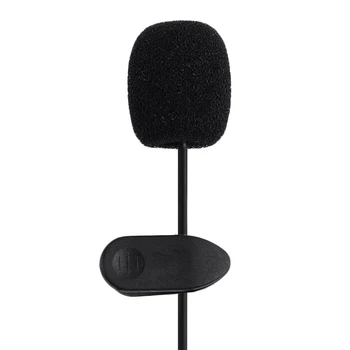 Išorinių 3.5 mm laisvų Rankų Nešiojama Mini Laidines Apykaklės Įrašą Atvartas Lavalier Microphone Nešiojamas PC Lound Garsiakalbis