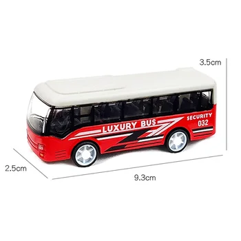 Išskirtinį kelionės autobusu lydinio modelis, modeliavimas dviaukštis autobusas modelio vaikų Mokyklos Prabanga traukti atgal žaislai Modelis