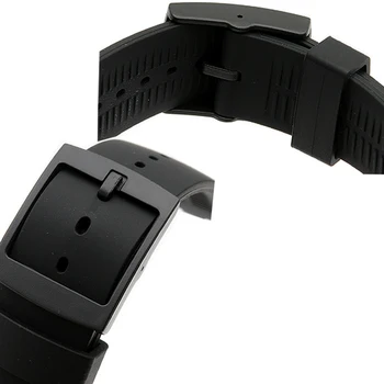 J. NENG Aukštos Kokybės Juoda Žiūrėti Juosta 17mm 19mm 20mm Silikono Guma Watchband Už swatch Spalvinga Gumos juosta plastikinė sagtis