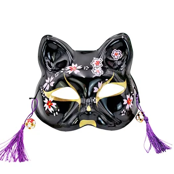 Japonijos Fox Mask Cosplay Katės kaukė dažytos katė Natsume 's Book of Friends