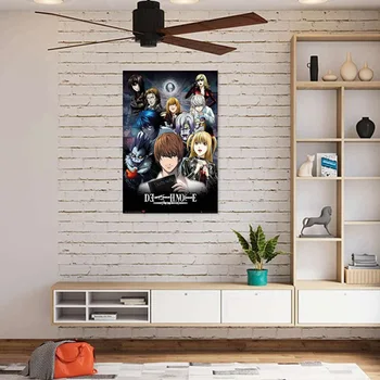 Japonų Anime Death Note, Klasikinis Anime plakatus Namų Puošybai Sienos Plakatas Spausdinimo Šilko Audinys 2020 NAUJAS