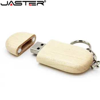 JASTER asmenybės dovana Medienos kūrybos pen ratai LOGOTIPAS individualų u diską, USB 2.0 flash drive pendrive 4GB 8GB 16GB 32GB 64GB