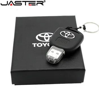 JASTER Automobilio Raktas Modelis Kūrybinių mados dovana USB Flash drive, pen drive, memory stick, usb 2.0 64GB 32GB 16GB 8GB atminties U disko