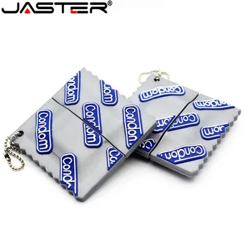 JASTER Usb 2.0 Romantiška Pendrives Durex Clef Talpos USB Flash Drive 4GB 8GB 16GB 32GB 64GB Usb Juokinga Boda Pulsera Usb